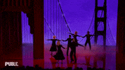 publictheaterny musical bridge golden gate bridge the public GIF