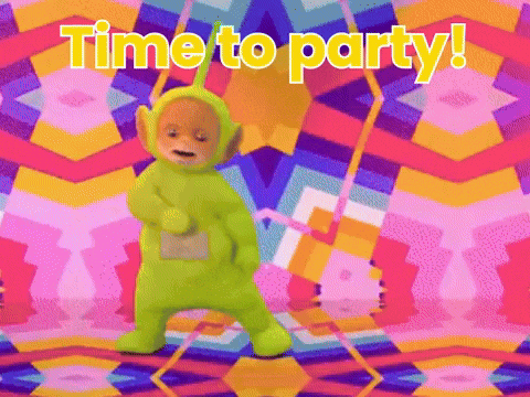 Happy Birthday Dance GIF by Teletubbies