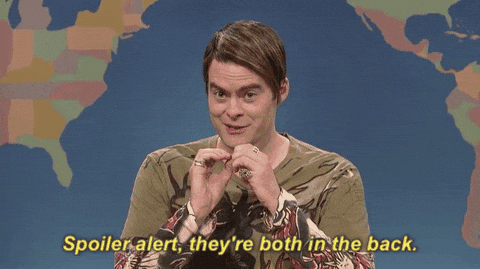 bill hader theyre both in the back GIF by Saturday Night Live