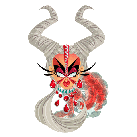 jibranvargas giphyupload gay makeup pride Sticker