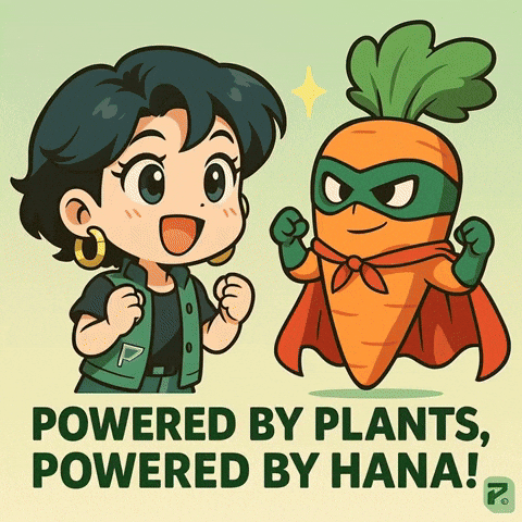 Hana Plant Powered GIF by Persona