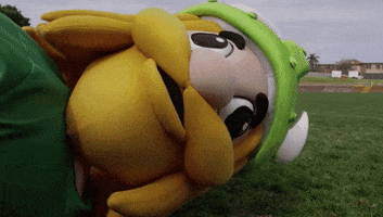 Canberra Raiders Mascot GIF by Wests Tigers