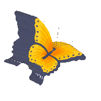 PorcelainGin butterfly chinoiserie shanghai gin porcelain gin Sticker