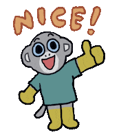 vemrill nice monkey max you got this Sticker