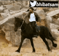 Ram Charan Tej Horse GIF