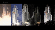 europeanspaceagency cool fire rocket series GIF
