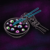 Asian Food Glitch GIF by Mental Barf