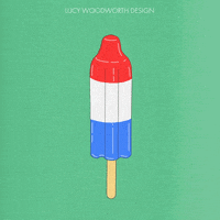 Ice Cream Summer GIF by Lucy Woodworth Design