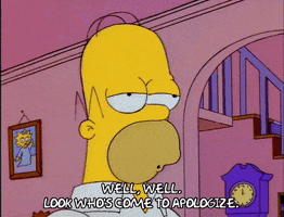 homer simpson apology GIF