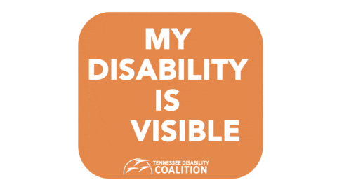 tndisability giphyupload tennessee disability disabilityawareness Sticker