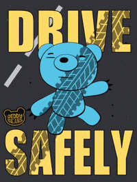 Driving Slow Down GIF by DeddyBears