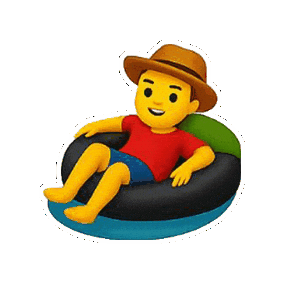 Floating Hill Country Sticker