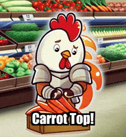 Carrot Top Shopping GIF by Zorooster
