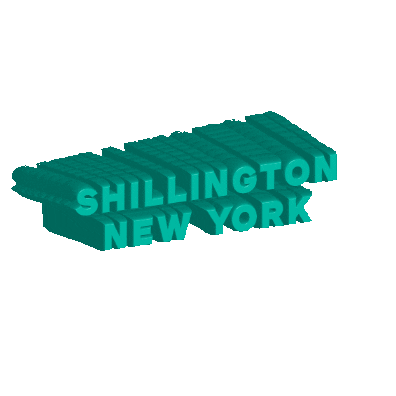 Shillington logo newyork shillo shillington Sticker