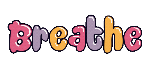 Text Breathe Sticker