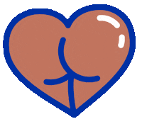 Heart Love Sticker by Cheeky Charity