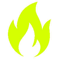 blissbangcapital hot new fire yellow Sticker