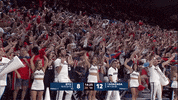 GonzagaBulldogs basketball fans cheering crowd GIF