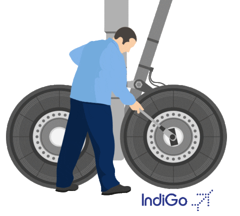 Aviation Engineers Sticker by IndiGo Airlines