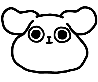 dog no Sticker by GBLWang