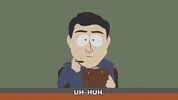 desk talking GIF by South Park 