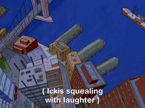 nickrewind giphydvr nicksplat aaahh real monsters giphyarm037 GIF