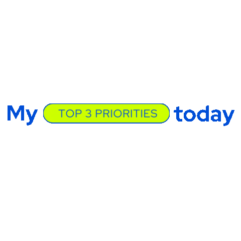 Priority Today Sticker by Mothernize