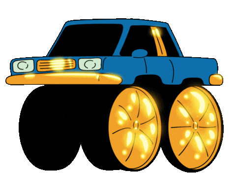 Old School Car Sticker by Bryson Williams
