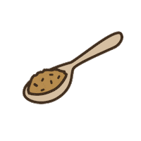Spoon Eating Sticker by takaramono