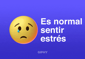 Es Normal Sentir Estrés GIF by GIPHY Cares