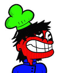 Gigglycook cook rgb tricolor multicolor Sticker