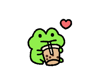 Bubble Tea Drawing Sticker