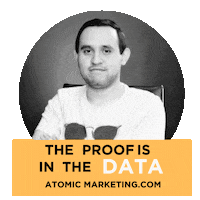 atomicmkt marketing graphic design seo rise and shine Sticker