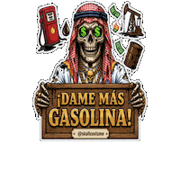 Skull Dinero Sticker
