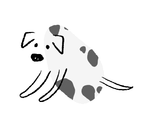 Good Boy Dog Sticker by Emily Redfearn