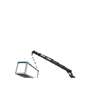 gfoellnerofficial truck loading crane container Sticker
