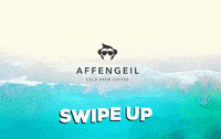 Affengeil coffee rainbow up swipe GIF