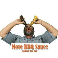 Bbq Sauce Usa Sticker by Goldens' Cast Iron