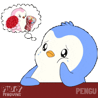 Sad I Love You Sticker by Pudgy Penguins