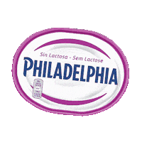 PhiladelphiaEs breakfast comida cheese pan Sticker