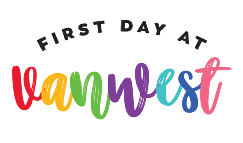 First Day School Sticker by vanwestcollege