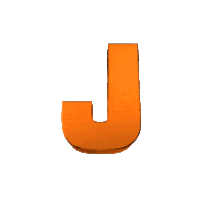 Alphabet J Sticker by ratedglobal