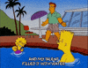 Lisa Simpson Swimming GIF by The Simpsons