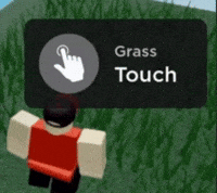 Green Grass Roblox Meme GIF