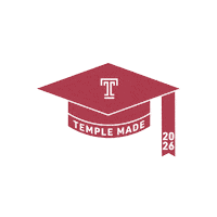 Temple 2026 Sticker by Temple University