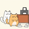 Fail White Cat GIF by MESA My Emotional Support Animal