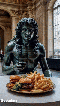 Angry Diner GIF by systaime