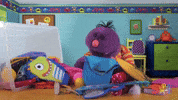 monster organize GIF by Super Simple