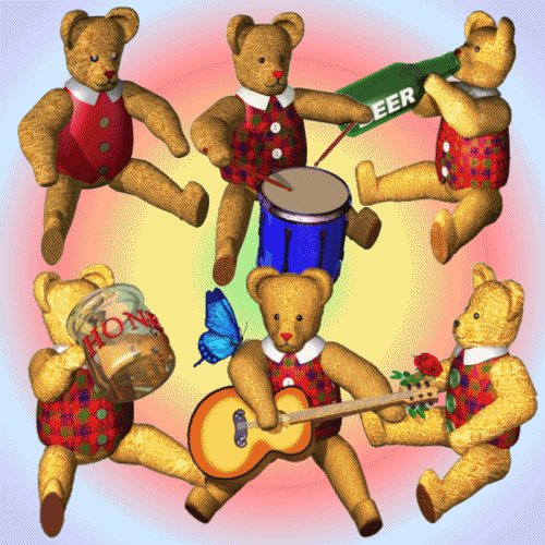 dotdave giphyupload teddy bear teddy bears teddy bear and rose GIF