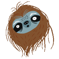 Sloth Sticker by TOrZoNBorZ